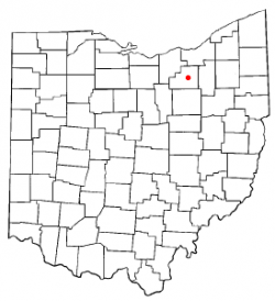 Location of Medina, Ohio