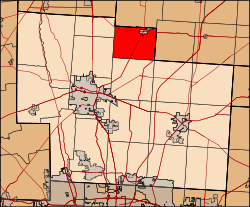 Location of Oxford Township in Delaware County
