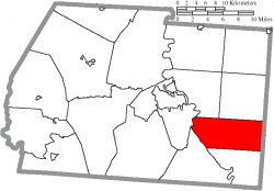 Location of Liberty Township in Ross County