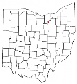 Location of Spencer, Ohio