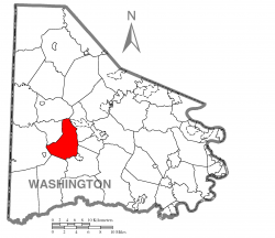 Location of Buffalo Township in Washington County
