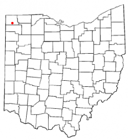 Location of Bryan, Ohio