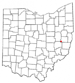 Location of Freeport, Ohio