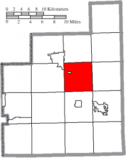 Location of Claridon Township in Geauga County
