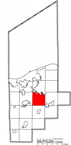 Location of Carlisle Township in Lorain County