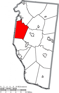 Location of Union Township in Clermont County