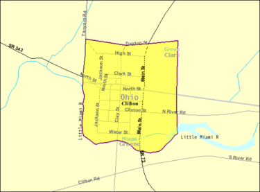 375px Detailed Map Of Clifton%2C Ohio 