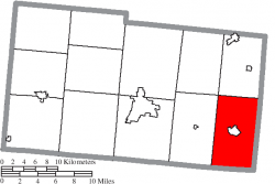 Location of Goshen Township in Champaign County