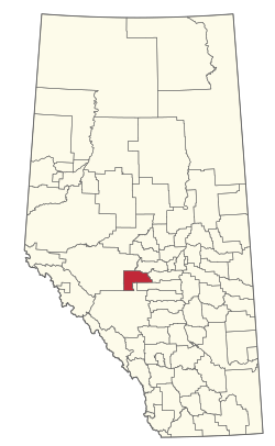 Location of Brazeau County