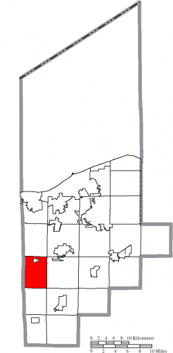 Location of Camden Township in Lorain County
