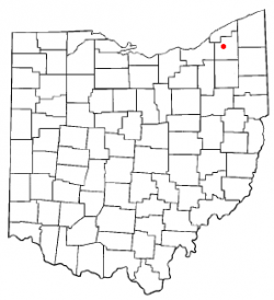 Location of Munson Township in Geauga County