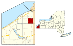 Location in Chautauqua County and New York