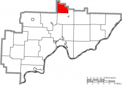 Location of Aurelius Township in Washington County