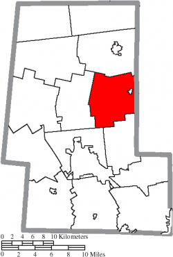 Location of Leesburg Township in Union County