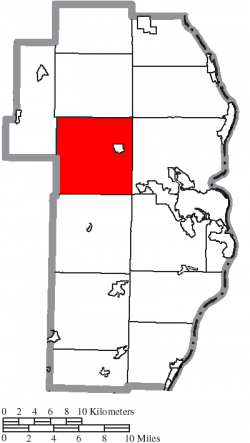 Location of Salem Township in Jefferson County