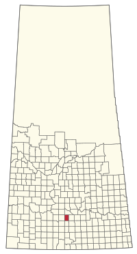 Location of the RM of Caron No. 162 in Saskatchewan