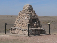 Battle Canyon (Scott Co KS) monument 2.JPG