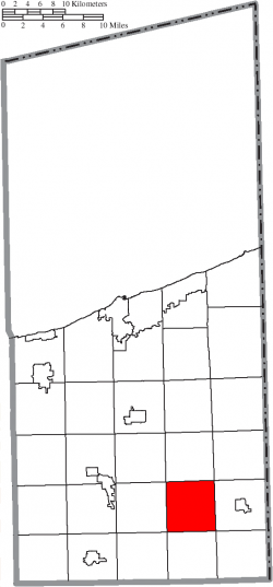 Location of Cherry Valley Township in Ashtabula County