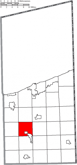 Location of Morgan Township in Ashtabula County