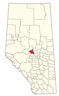 Location of County of Barrhead No. 11