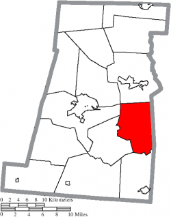Location of Fairfield Township in Madison County