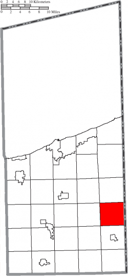 Location of Richmond Township in Ashtabula County