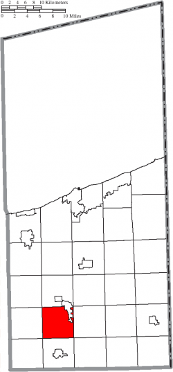Location of Rome Township in Ashtabula County