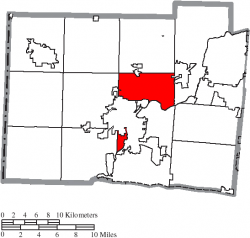 Location of St. Clair Township in Butler County