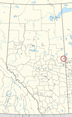 Location of Cold Lake 149B