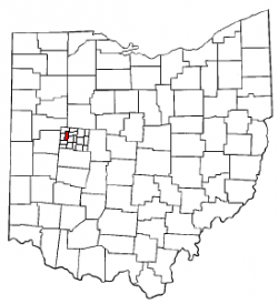 Location of Washington Township in Ohio