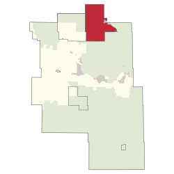 Location of Gift Lake Metis Settlement