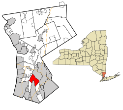 Location of Scarsdale, New York