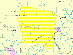 Detailed map of Washington Township