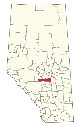 Location of County of Wetaskiwin No. 10