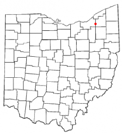 Location of Chagrin Falls Township in Ohio