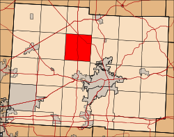 Location of McKean Township in Licking County