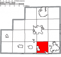 Location of Guilford Township in Medina County