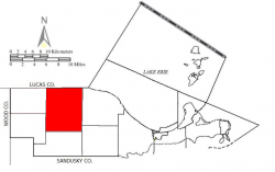 Location of Benton Township in Ottawa County.