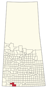 Location of the RM of Val Marie No. 17 in Saskatchewan
