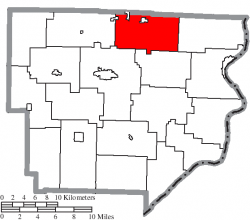 Location of Sunsbury Township in Monroe County